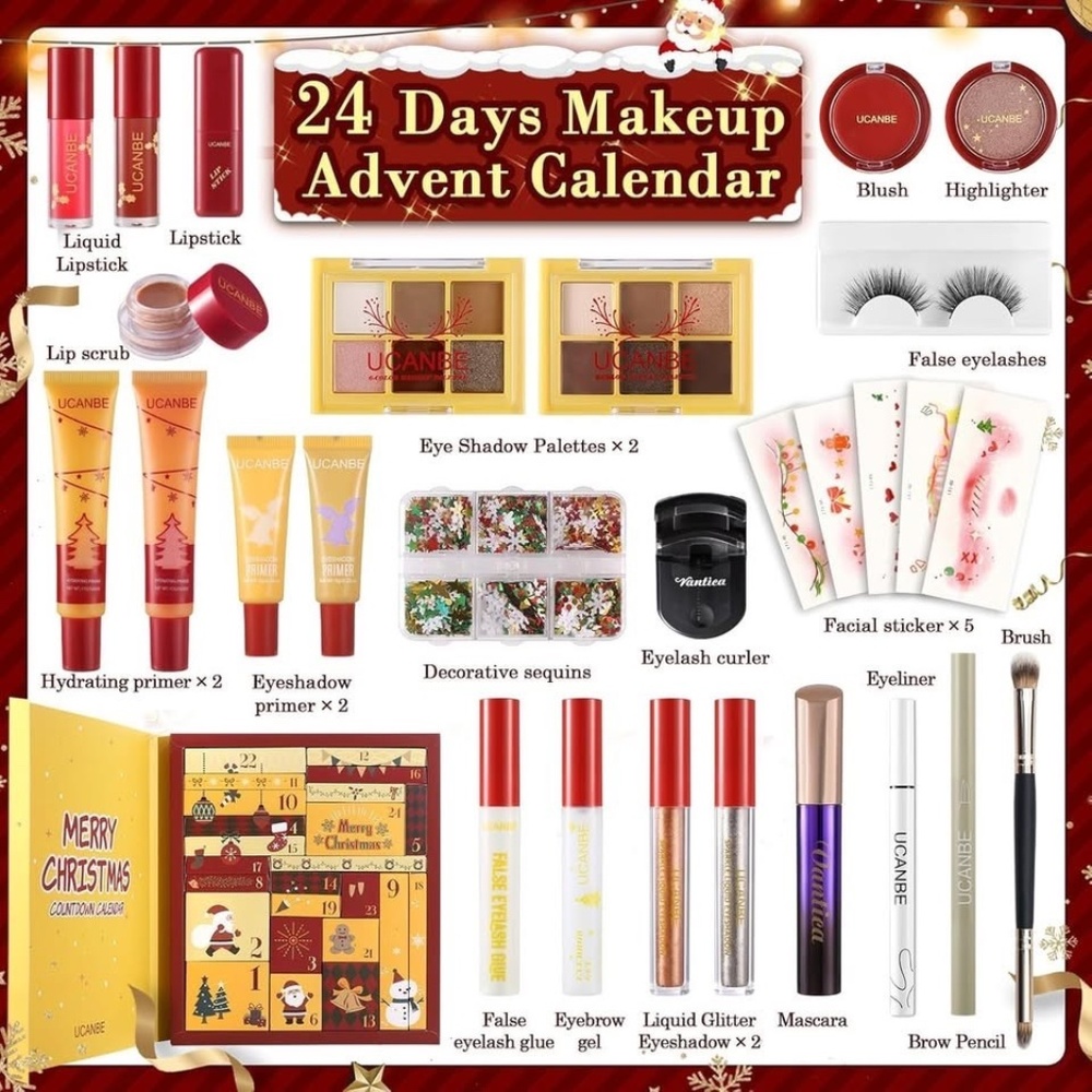 UCANBE Makeup Advent Calendar 2025 for Women Teens Tweens - Picture 3 of 6